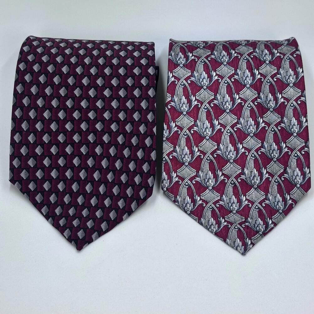 Stonehenge Ltd. Cocktail Collection Silk Men's Ties - Set of 2